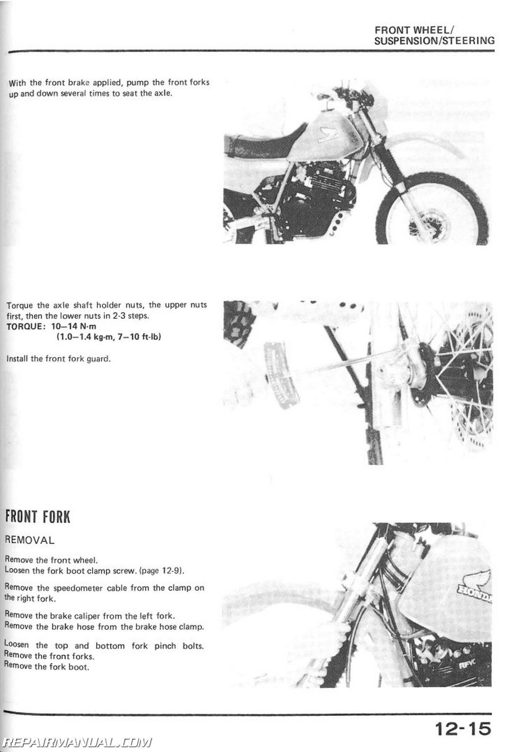 Honda Dj 1 Service Manual